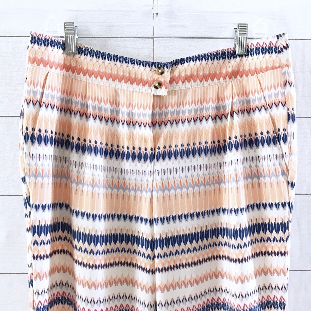 J.Crew Printed Drapey Cropped Ankle Pants - Picture 2 of 8